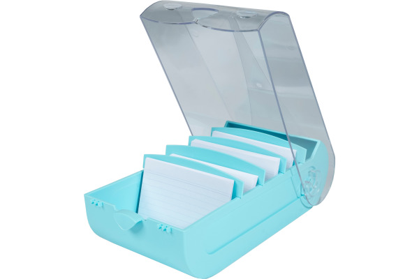 EXACOMPTA Karteikartenbox Bunny Box A7 5346323D pastellgrün/tr. 250x132x85mm