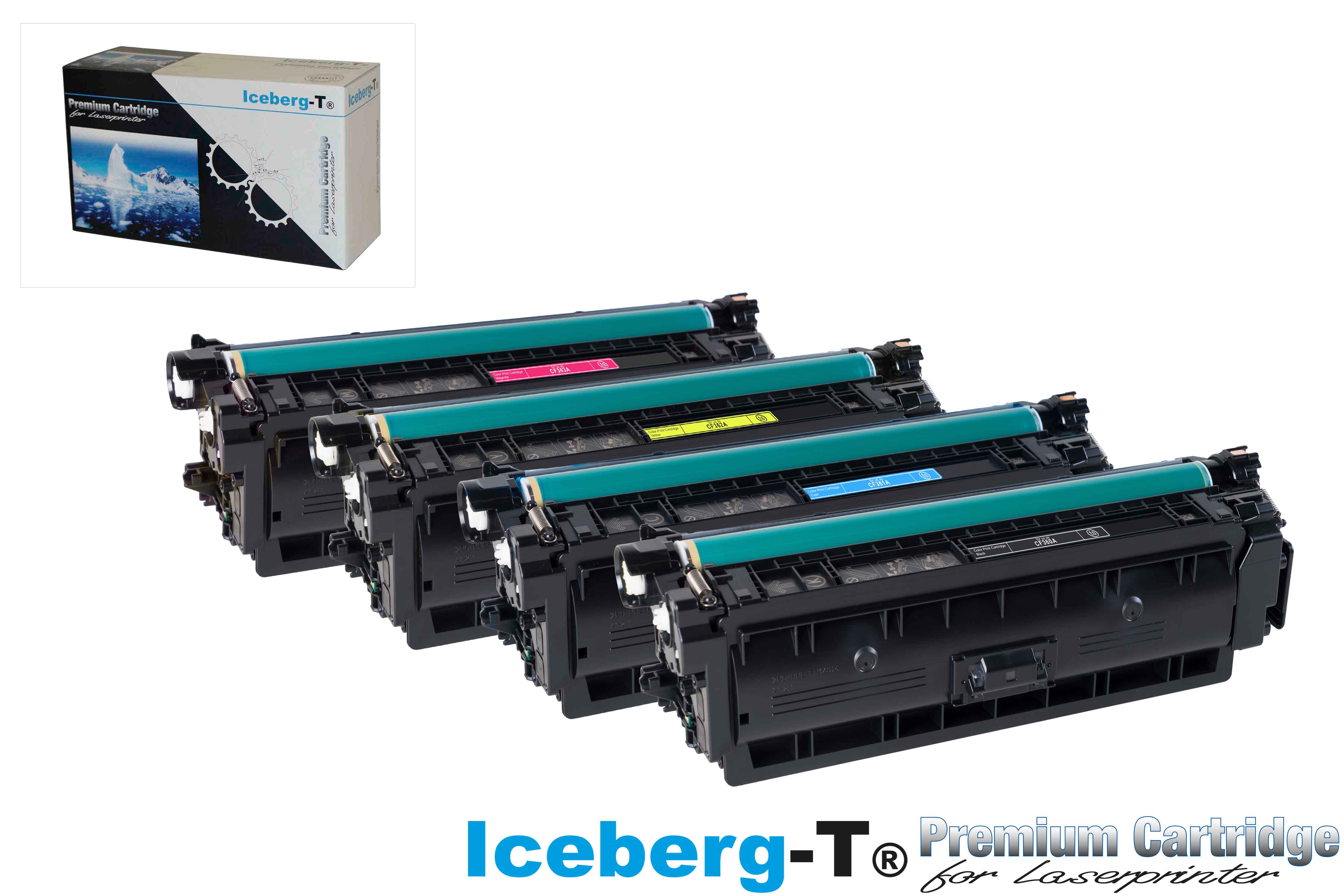 Iceberg-T Toner SET CF360A Set mit allen vier Farben