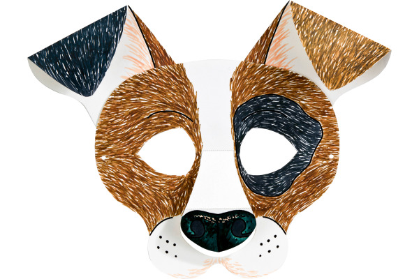 FOLIA Kindermasken 23209 6 Formen ass.