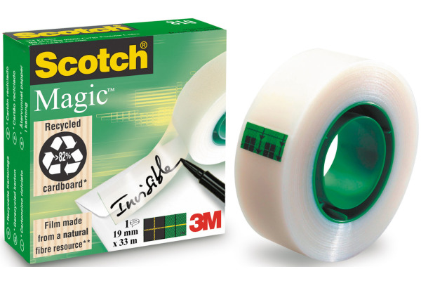 SCOTCH Magic Tape 810 19mmx10m 8101910K unsichtbar, beschriftbar