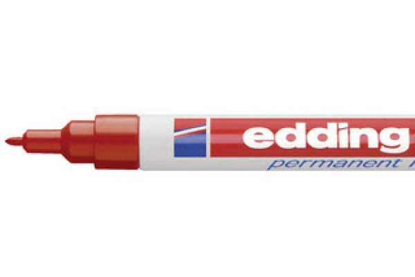EDDING Permanent Marker 400 -1mm 400-2 rot