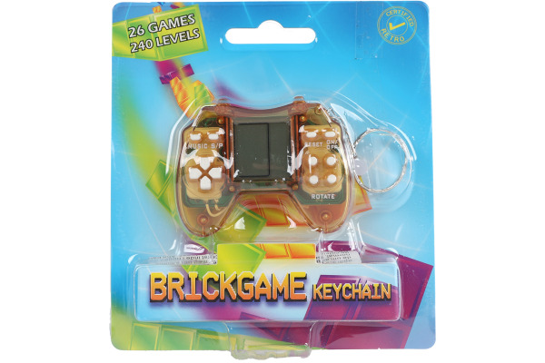 ROOST Schlüsselanhänger 6cm 621853 Brickgame Controller, ass.