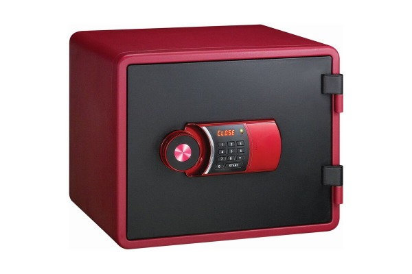 RIEFFEL Feuerschutztresor VT-FS A19084 magenta, mit Elektroschloss