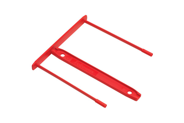 FELLOWES Archivbügel 92mm 0089602 rot 100 Stück
