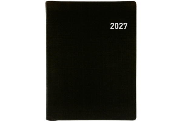 BIELLA Agenda Technikus 4 Wire-O 2027 834141020 1T/1S schwarz ML 10.1x14.2cm