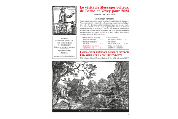 NOVOS Almanach Messager Boiteux 2025 42399 1T/2S A5 FR 16.2x21cm