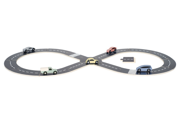 JABADABAD Strassenset W7231 Holz