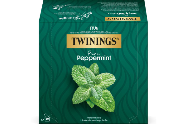 TWININGS Pure Pfefferminz 100012268 Beutel 2g, 50 Stk.