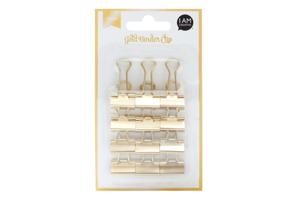 I AM CREA Clips, gold Set I 4087.72 12 Stück