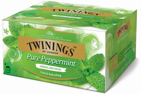 TWININGS Pure Pfefferminz 100012268 Beutel 2g, 50 Stk.