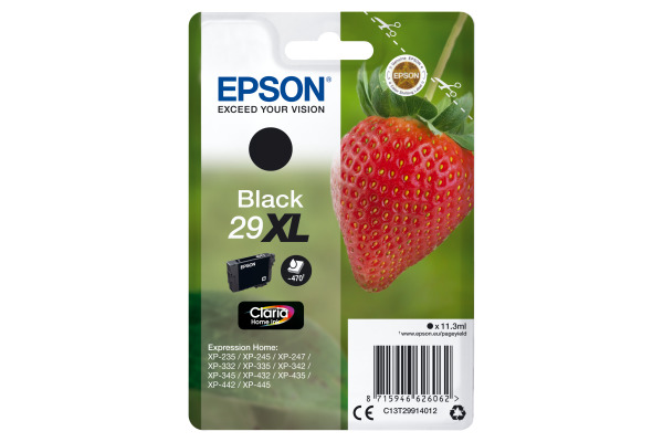 EPSON Tintenpatrone 29XL schwarz T299140 XP-235/335/435 470 Seiten