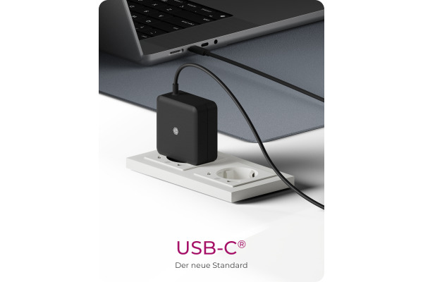ICY BOX Steckerladegerät mit PD IBPS111PD USB-C, PD 3.0, 65W 1.5m