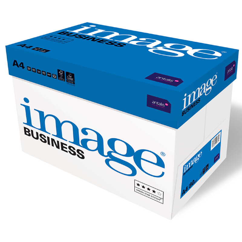ANTALIS Kopierpapier Image Business A4 80g, hochweiss 1/4 Palette 25'000 Blatt Box zu 5 x 500 Bl./Bg.,