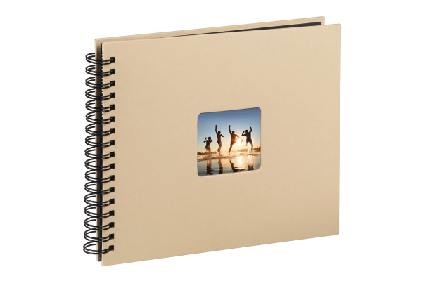 HAMA Spiralalbum Fine Art 10609 360x320mm, taupe 25 Blatt