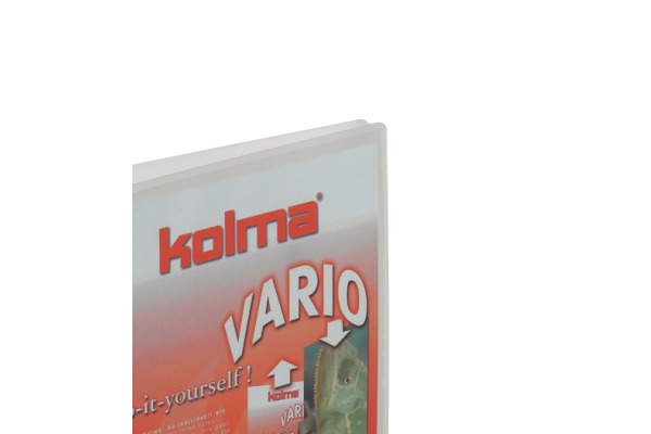 KOLMA Präs.-Ringbuch Vario 3.8cm 02.120.00 2 Ringe transparent A4