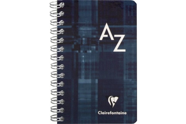 CLAIREFON Adressbuch Index A8 8589C ass., kariert, 5mm 50 Blatt