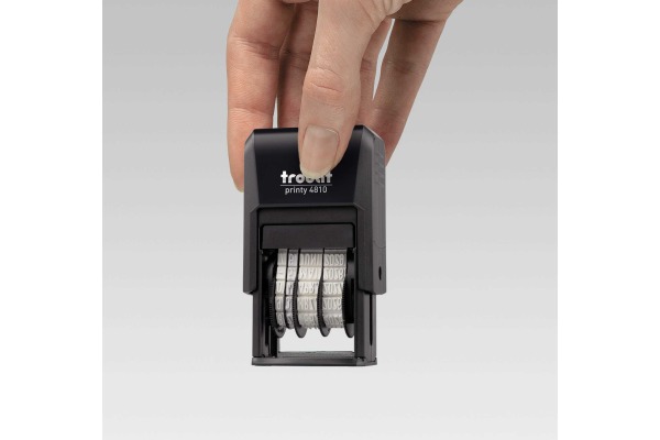 TRODAT Datumstempel 4810IEKSC 3,8mm Italienisch