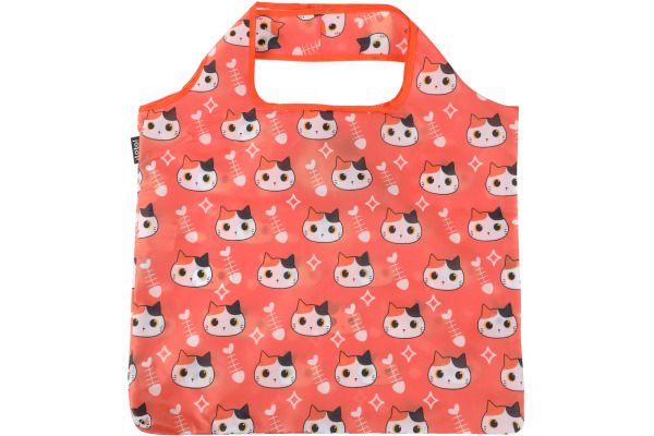I-TOTAL Shopping bag 57x42cm XL2662 Cats Orange