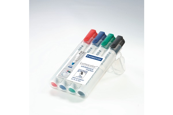 STAEDTLER Whiteboard Marker 2mm 351WP4 4er Etui