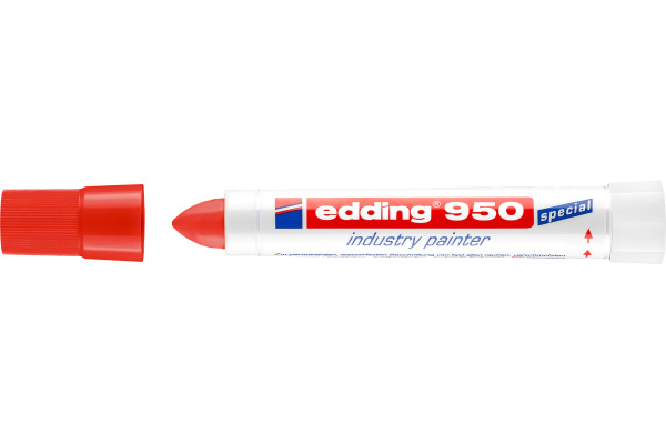 EDDING Industrial Marker 950 10mm 950-2 rot