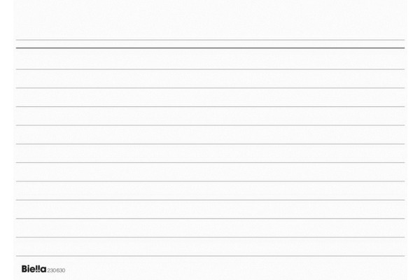BIELLA Karteikarten liniert 30 A6 23063000U weiss 100 Stück