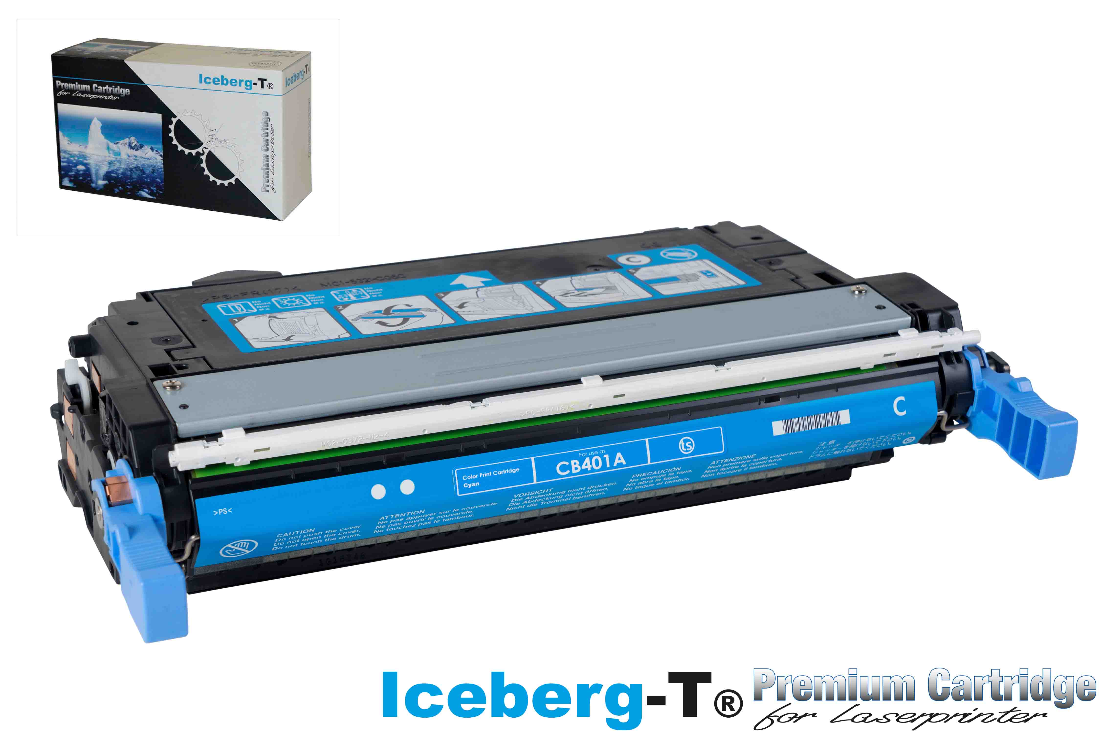 Iceberg-T Toner CB401A / 642A 7'500 Seiten, cyan