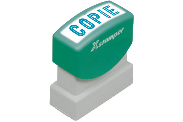 XSTAMPER Stempel Copie F 17 blau
