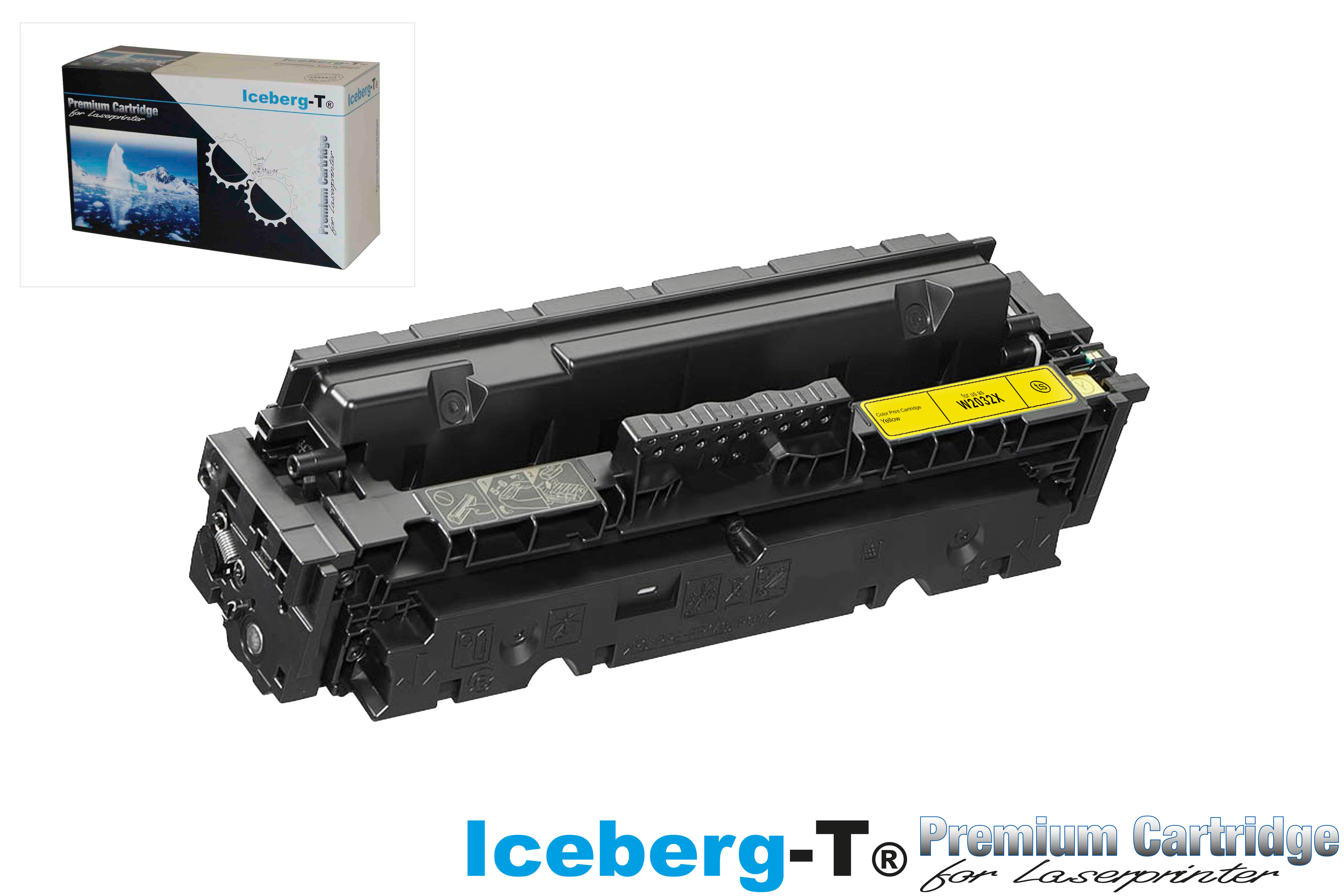 Iceberg-T Toner W2032X / 415X 6'000 Seiten, yellow