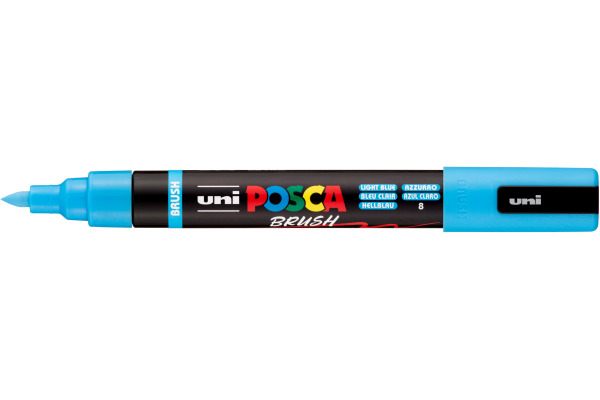 POSCA Brush Marker 1-4mm PC5BRLBLU hellblau