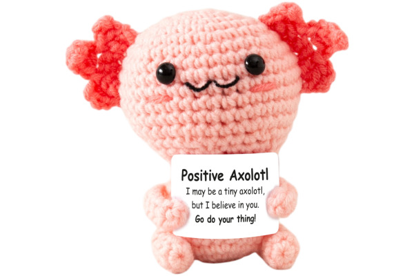 I AM CREA Positive Axolotl 9cm 1000-2572 rosa
