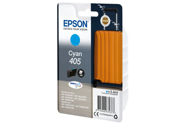 EPSON Tintenpatrone 405 cyan T05G24010 WF-7830DTWF 300 Seiten