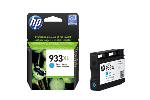 HP Tintenpatrone 933XL cyan CN054AE OfficeJet 6700 Premium 825 S.