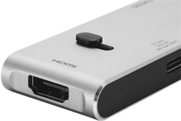 DELTACO USB-C Dockingsstation USBCHDMI2 2xUSB-C,2xUSB-A,(mic)SD,HDMI
