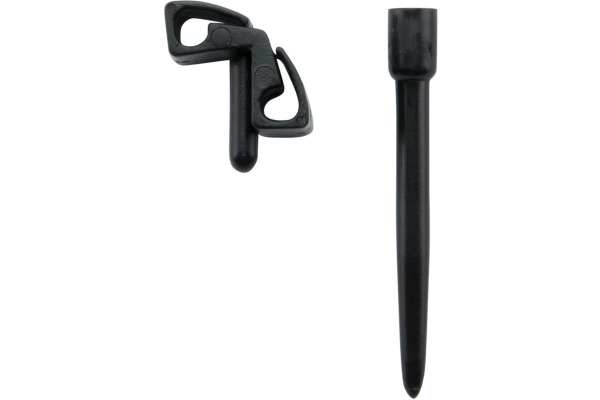 SECURIT Halter für TAG SPIKE TAG-HLD-B schwarz 20 Stück