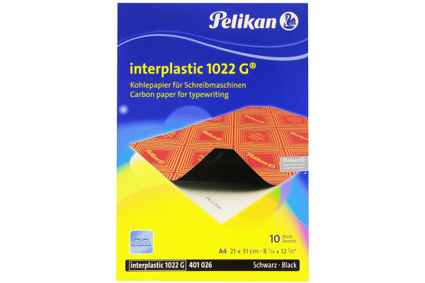 PELIKAN Kohlepapiere 1022G A4 401026 interplastic 10 Blatt