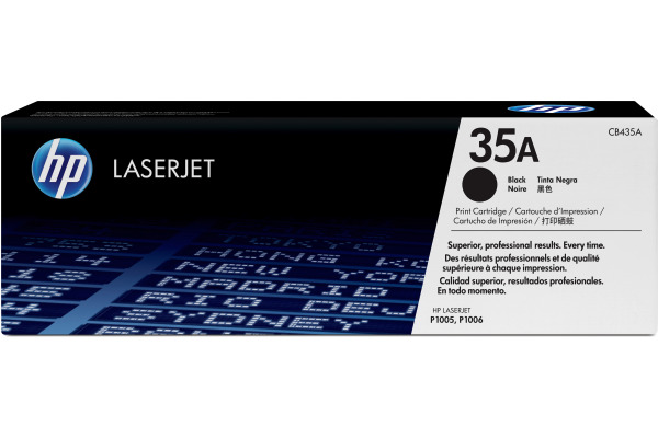 HP Toner-Modul 35A schwarz CB435A LaserJet P1005 1500 Seiten