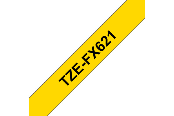 PTOUCH Flexitape lamin. schwarz/gelb TZe-FX621 zu PT-550 9 mm