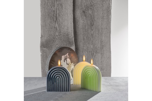 GLOREX Kerzengiessform 15x15x3cm 69732091 Bogen gross