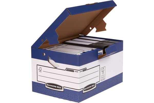 FELLOWES BankersBox Maxi 0048901 weiss/blau 378x301x560mm