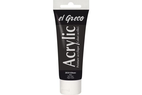 KREUL Acrylfarben 75ml 28324 schwarz