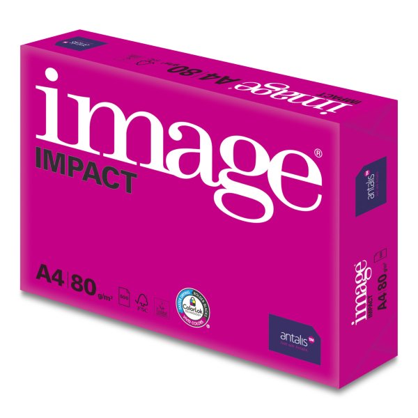 ANTALIS Kopierpapier Image Impact A4 80g, hochweiss 1 Palette 100'000 Blatt Box 5x500 Bl./Bg.