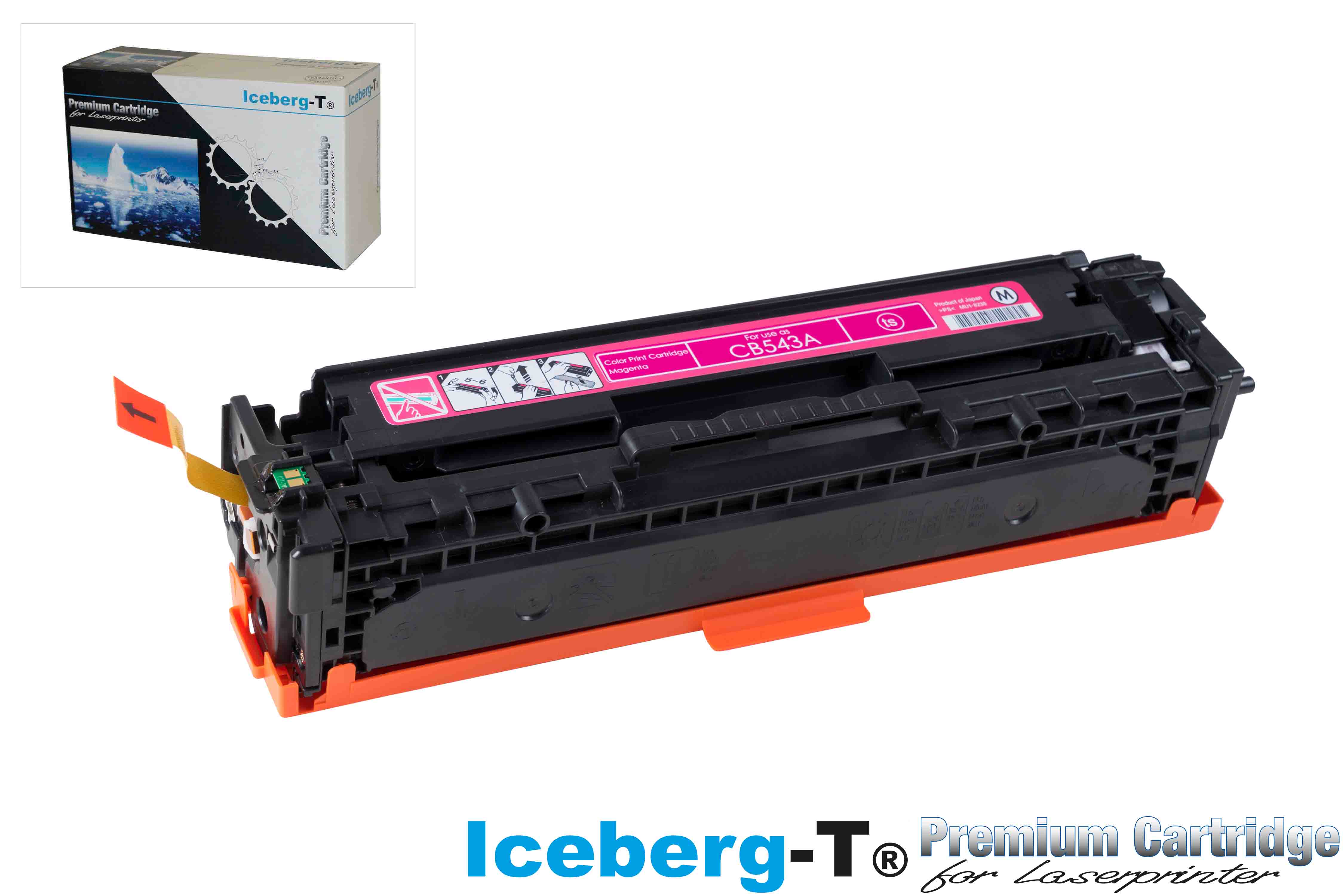 Iceberg-T Toner CB543A 1'400 Seiten, magenta