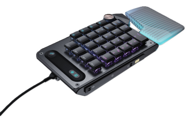 TURTLE B. Command Series Keyboard TBK700105 KP7,PC,Black,CH