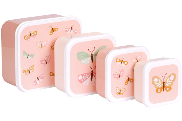 ALLC Lunch & Snackbox Set SBSEBU42 Butterflies