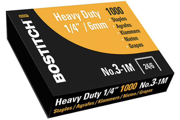 BOSTITCH Heftklammern 6mm NO.3-1M 1000 Stück No.3-1M