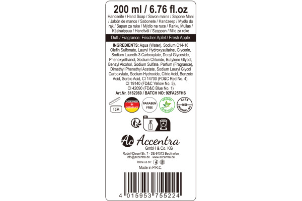 KOOLKIDZ Handseife 200ml 8162969 frischer Apfel