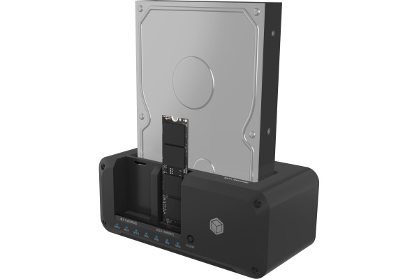ICY BOX Docking- & Clonestation for IB2924MSC 2.5,3.5in SATA & 2x M.2 NVMe
