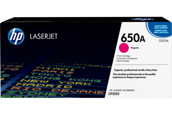 HP Toner-Modul 650A magenta CE273A Color LJ CP5520 15'000 Seiten