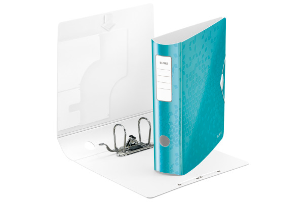 LEITZ Ordner WOW Active 180° 8.2cm 11060051 eisblau A4