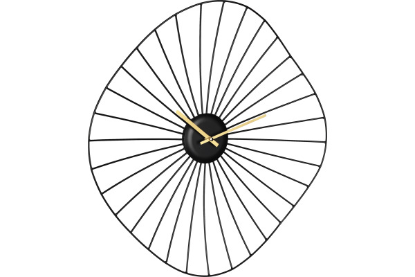 EGLO Wanduhr Matsumoto 50x50cm 425513 schwarz/gold
